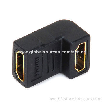 HDMI Female to Female Adapter, Gold- or Nickel-plated, Supports Plug-and-play FunctionNew